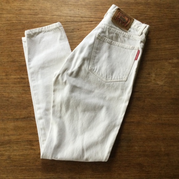 Vintage For Joseph High Rise “Colette” Jean 29 White - Picture 11 of 12